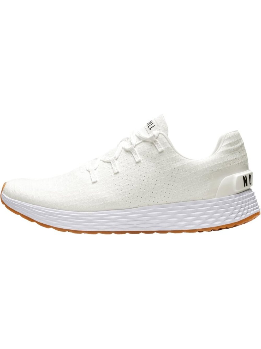 Nobull Men's White Gum Round Toe Allday 365 Ripstop Athletic Sneakers Shoes
